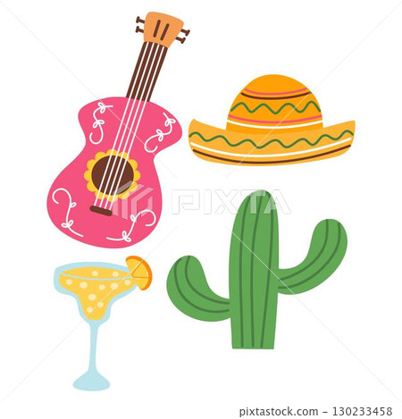 Mexico Cinco De Mayo element 130233458