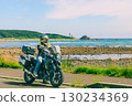 The sea and bikes of Shiriyazaki, Aomori Prefecture 130234369