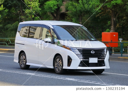 white minivan 130235194