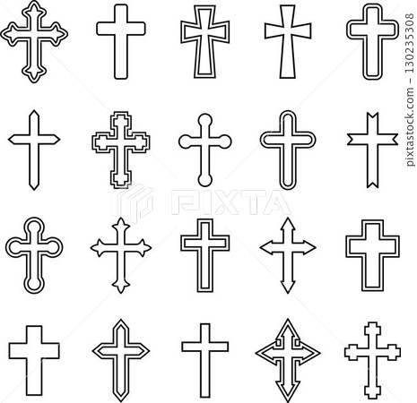 向量交叉線圖示集 向量交叉線圖示集 130235308