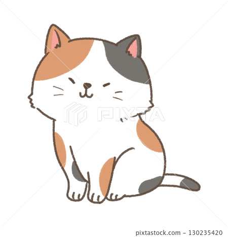 Cute illustration of cat Cute illustration of cat 130235420