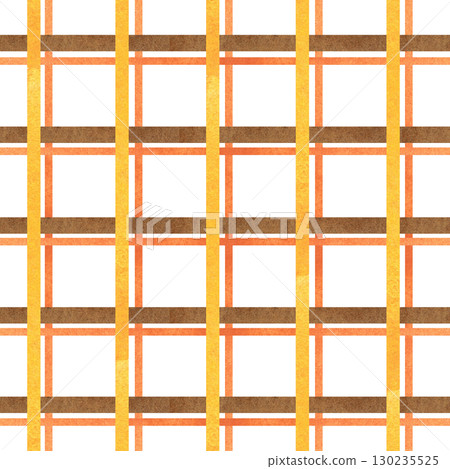 Seamless pattern with checkered background. Hand drawn illustration with watercolor and ink. Drawing for poster, dishes, postcards, scrapbooking Seamless pattern with checkered background. Hand drawn illustration with watercolor and ink. Drawing for poster, dishes, postcards, scrapbooking 130235525