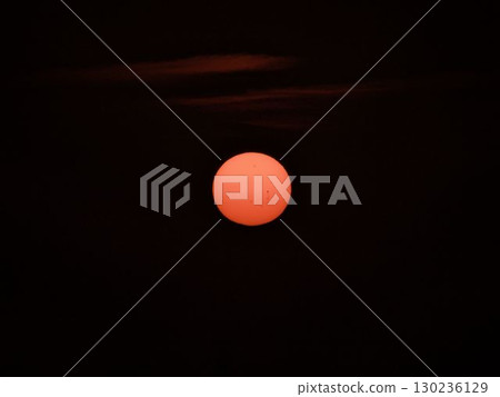 Sunrise with sunspots 130236129