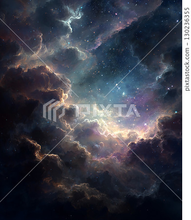 宇宙的美麗漸變 130236355