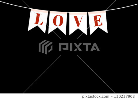 This is a stylish love banner design that is perfect for romantic occasions, events, and various celebrations This is a stylish love banner design that is perfect for romantic occasions, events, and various celebrations 130237908