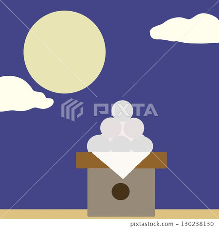 賞月團子與滿月 130238130