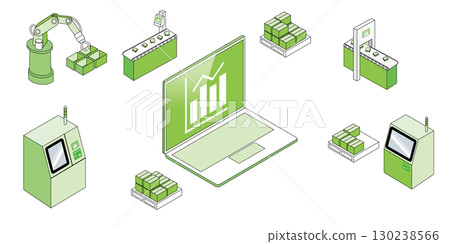 Visualization of a manufacturing plant Visualization of a manufacturing plant 130238566
