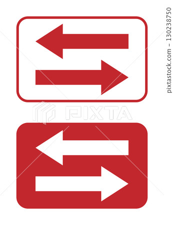 Double Arrow Icon Red Double Arrow Icon Red 130238750