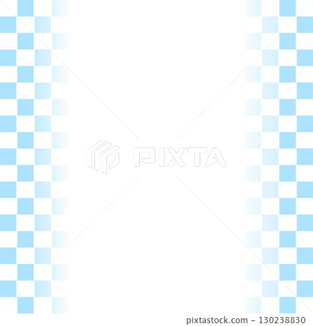 方形背景，左右兩側有方格圖案，淺藍色 130238830
