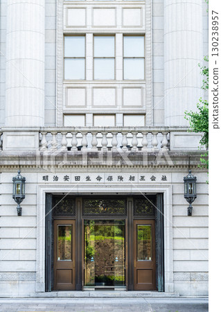 Meiji Seimeikan (Meiji Yasuda Life Insurance Company Headquarters Building), an Important Cultural Property of Modernist Architecture, Main Entrance 130238957