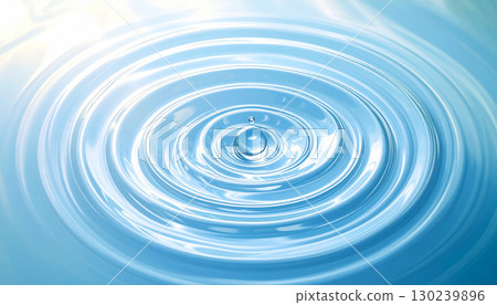 藍色波紋 藍色波紋 130239896