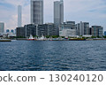 Tokyo skyline with skyscrapers and apartment buildings seen from the Sumida River 130240120