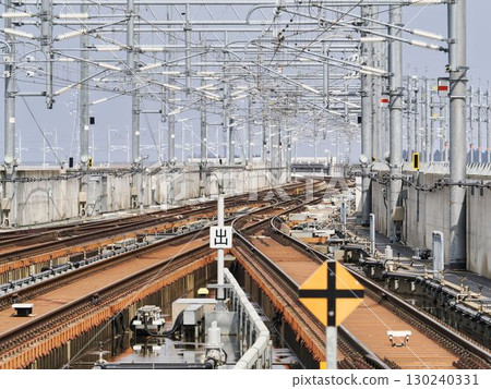 The railway line from Shin-Aomori Station to the Seikan Tunnel 130240331