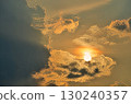 A sunset that brought heavy rain immediately afterwards 130240357