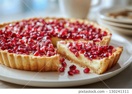 白盤子裡的石榴塔 130241311