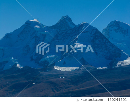 High altitude glacier and snow capped mountain in Tibet, China High altitude glacier and snow capped mountain in Tibet, China 130241501