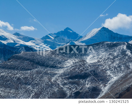 Mount Everest landscape in tibet, China 130241525