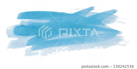 light blue watercolor background. Artistic hand paint. Isolated on transparent background. light blue watercolor background. Artistic hand paint. Isolated on transparent background. 130242538