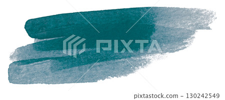 green watercolor background. Artistic hand paint. Isolated on transparent background. 130242549