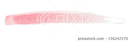 pink watercolor background. Artistic hand paint. Isolated on transparent background. 130242570