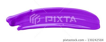 Purple watercolor brush isolated on transparent background Purple watercolor brush isolated on transparent background 130242584