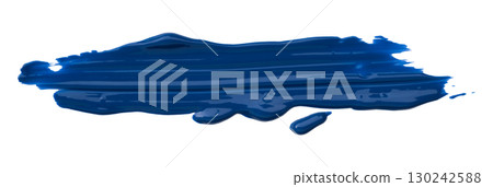 Blue brush watercolor isolated on transparent background Blue brush watercolor isolated on transparent background 130242588