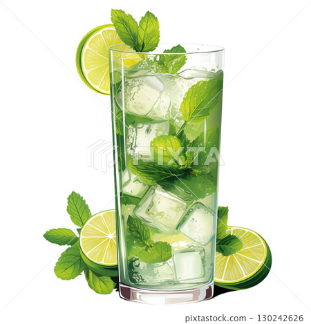 ice lemon soda 130242626