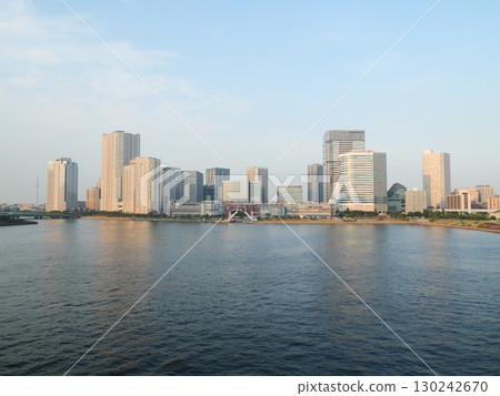 從豐洲晴海大橋看到的東京風景| 130242670