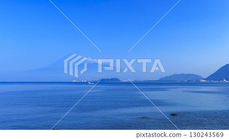 Mount Fuji seen across Suruga Bay 130243569