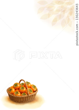 Persimmon background (postcard) B-1 130243643