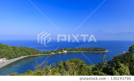 從大瀨崎眺望駿河灣和駿河港 130243790