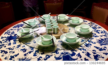 Chinese dining table 130244695
