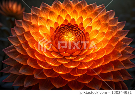 close up of yellow lotus 130244981