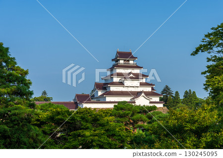 Tsuruga Castle in Aizuwakamatsu City, Fukushima Prefecture, daytime 130245095