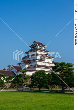 福島縣會津若松市敦賀城，白天 130245102