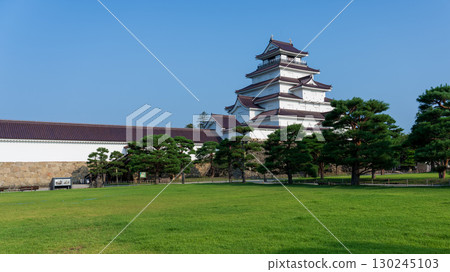Tsuruga Castle in Aizuwakamatsu City, Fukushima Prefecture, daytime 130245103