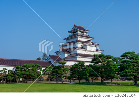 Tsuruga Castle in Aizuwakamatsu City, Fukushima Prefecture, daytime 130245104