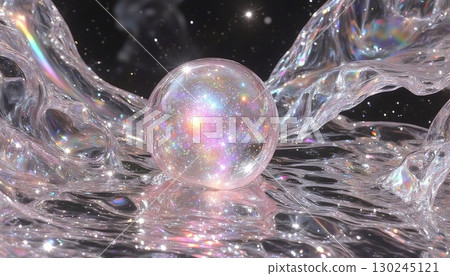 粉紅色全息皂晶 130245121