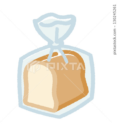 A loaf of bread in a bag A loaf of bread in a bag 130245261