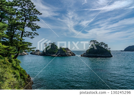 Strange rock formations of Dogashima 130245296
