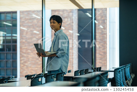 Male university student Male university student 130245458