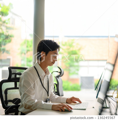 A man working 130245567