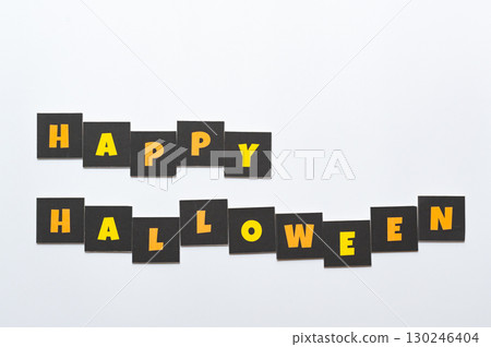 Cute Halloween sign frame Cute Halloween sign frame 130246404