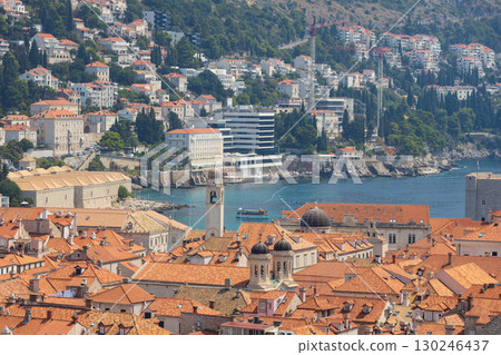 View of the old town of Dubrovnik in Croatia, Europe View of the old town of Dubrovnik in Croatia, Europe 130246437