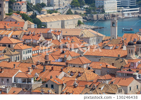 View of the old town of Dubrovnik in Croatia, Europe View of the old town of Dubrovnik in Croatia, Europe 130246438