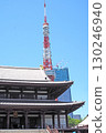 Zojoji Temple Main Hall and Tokyo Tower [Minato Ward, Tokyo] 130246940