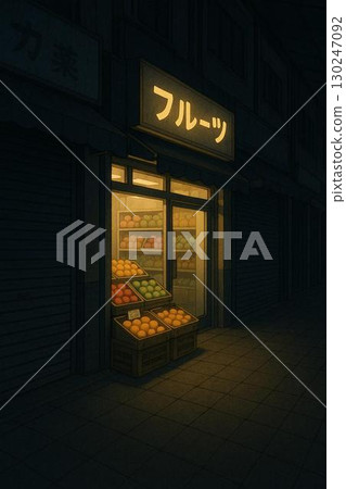 Late-night fruit shop 130247092