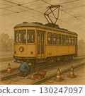 Old train carriages 130247097