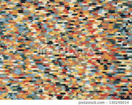 Vibrant mosaic of colors in an abstract veneer surface evoking artistic expression 130248014