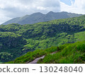 Scenic view of mountains and lush vegetation in Gap of Dunloe, County Kerry, Ireland. 130248040